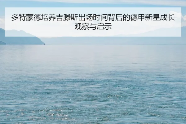 多特蒙德培养吉滕斯出场时间背后的德甲新星成长观察与启示